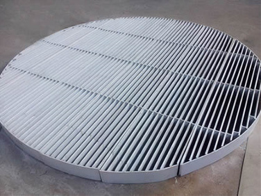 Galvanized packing support grating plate