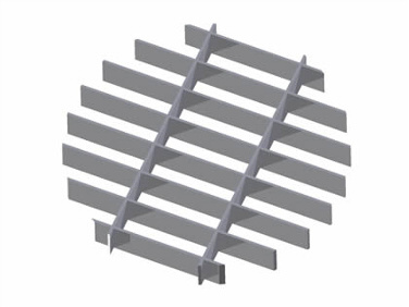 Packing support grating plate without frame
