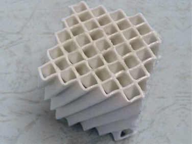 Rectangular shape ceramic structured packing
