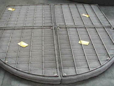 Special shape demister pads can be customized