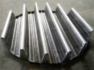 Stainless steel multi-beam packing support